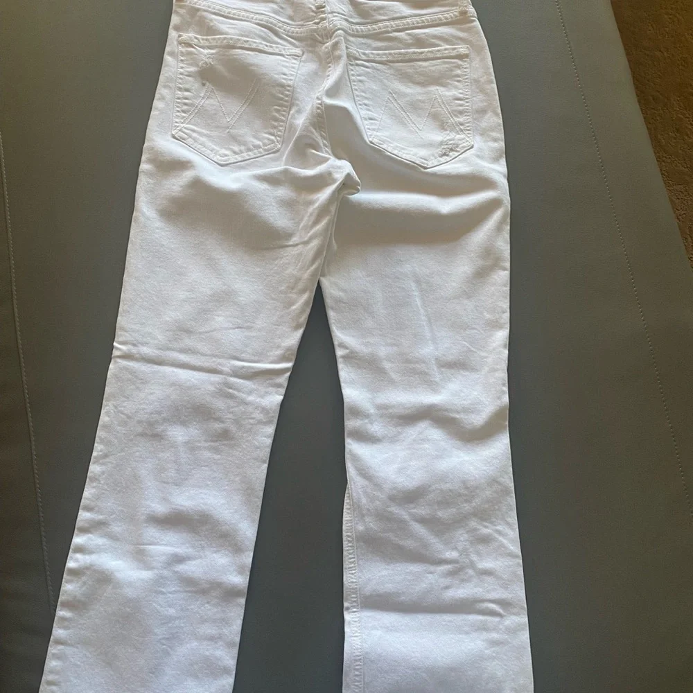 MOTHER Women's Crisp White  Jeans - Picture 6 of 10